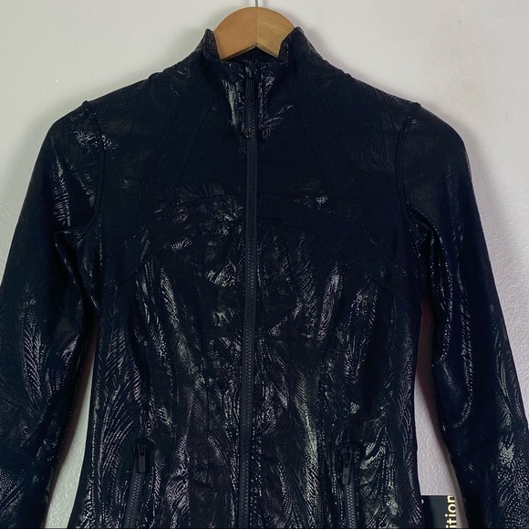 NWT Lululemon Define Shine Jacket Acclimatize Black Foil Special Edition Size 4 - Picture 6 of 16